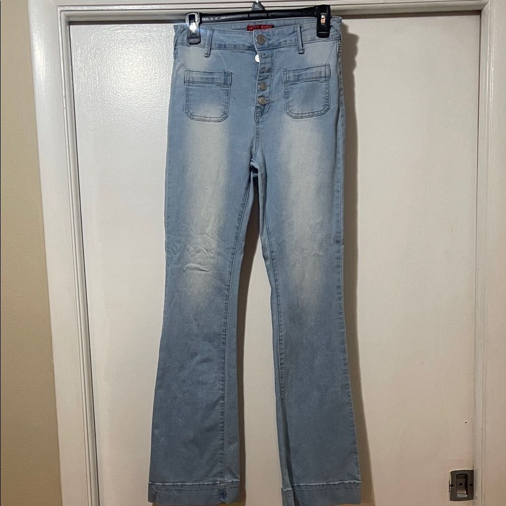 Light Blue Women's Jeans hot kiss brand high-rise size 5